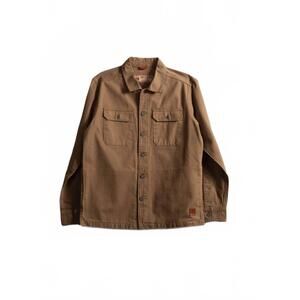 NEW IRON & RESIN men's deadstock overshirt in khaki
